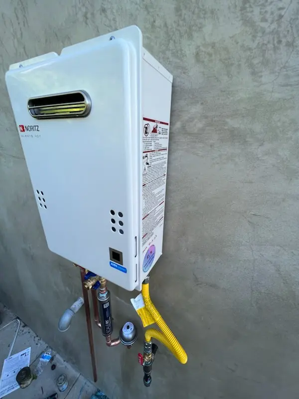 Tankless water heater installation for Jamestown homes